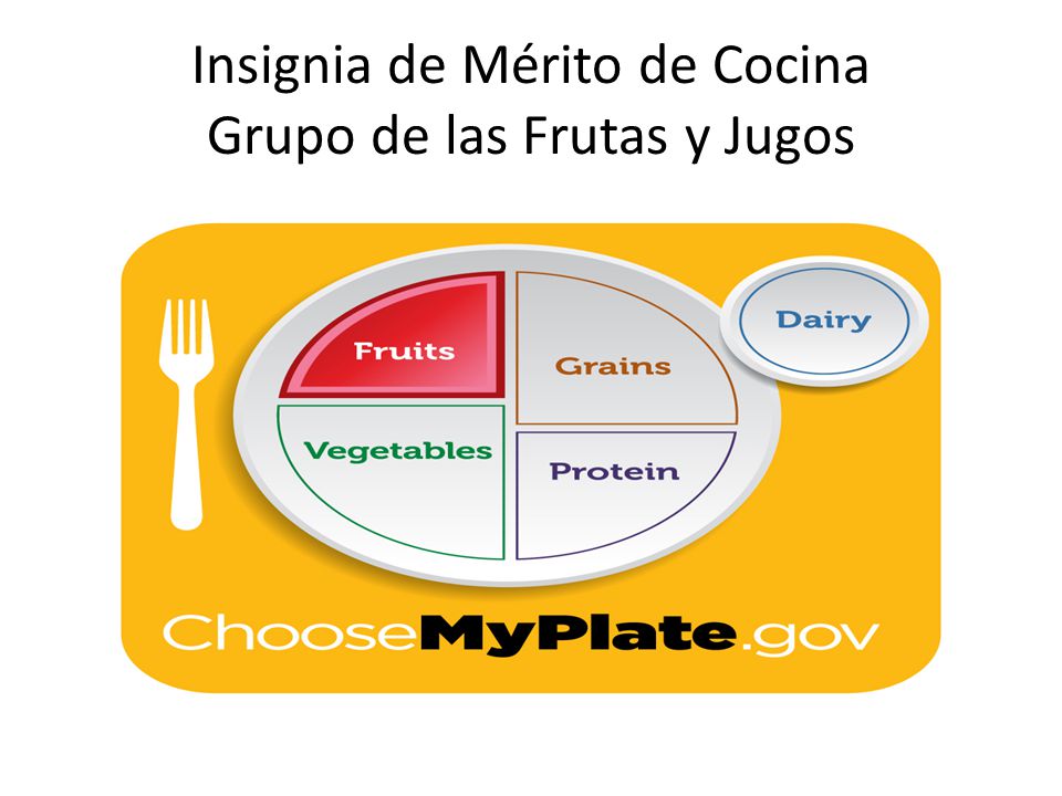 Insignia de Mérito de Cocina Grupo de las Frutas y Jugos
