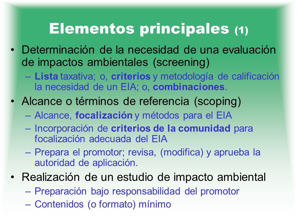 Elementos principales (1)