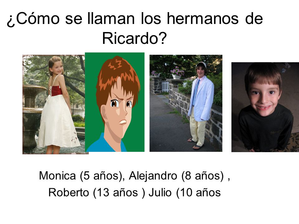 ¿Cómo se llaman los hermanos de Ricardo