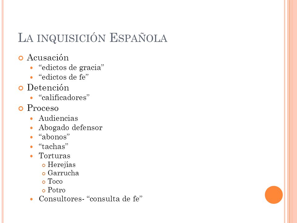 La inquisición Española