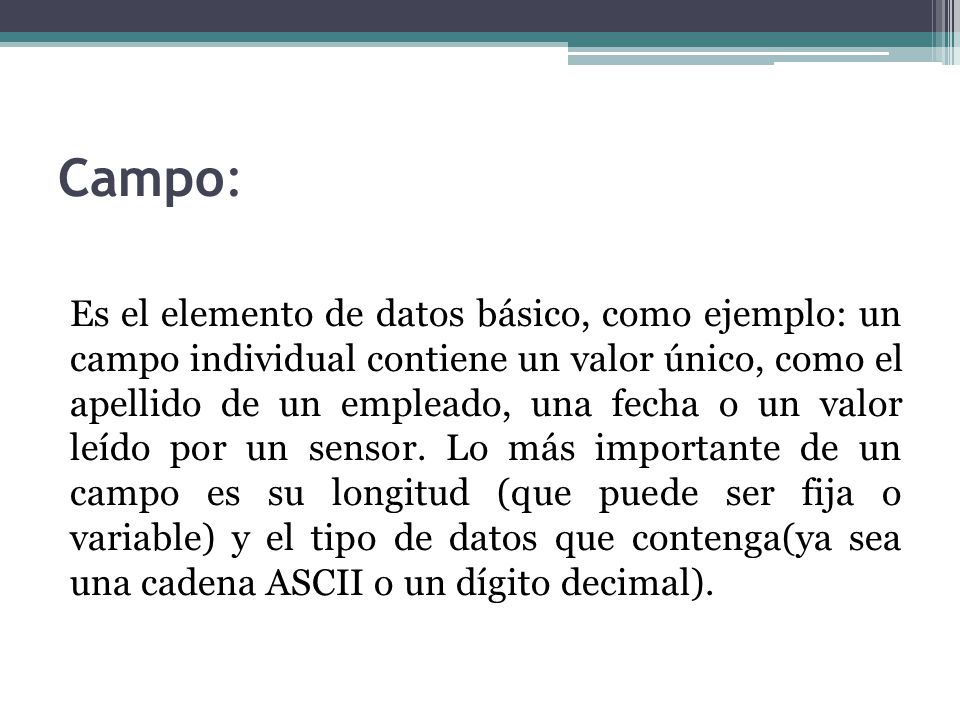 Campo:
