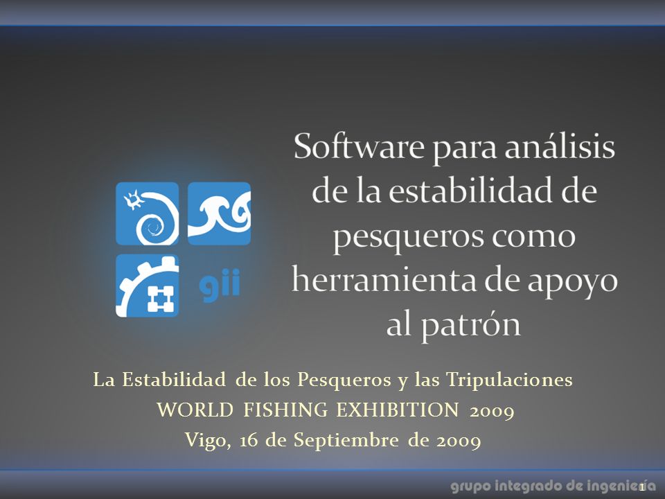 Software para análisis de la estabilidad de pesqueros como herramienta de apoyo al patrón
