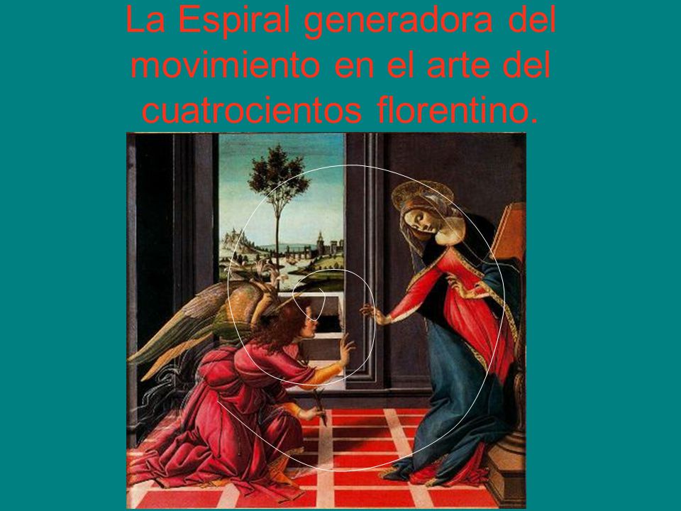 La Espiral generadora del movimiento en el arte del cuatrocientos florentino.