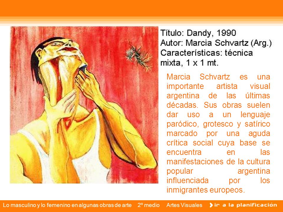 Marcia Schvartz es una importante artista visual argentina de las últimas décadas.