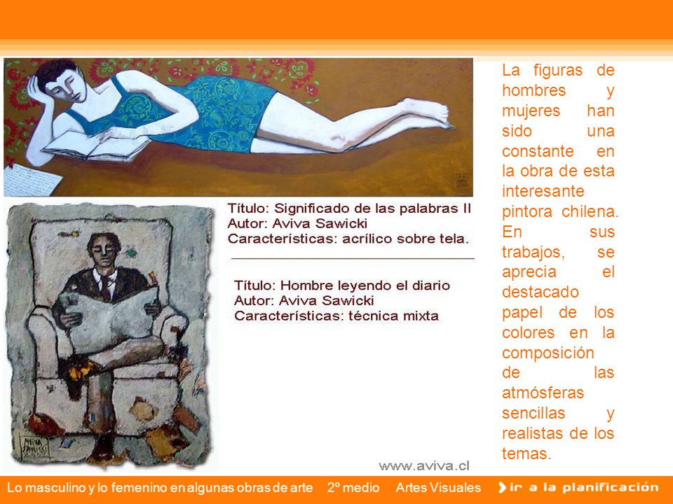 La figuras de hombres y mujeres han sido una constante en la obra de esta interesante pintora chilena.