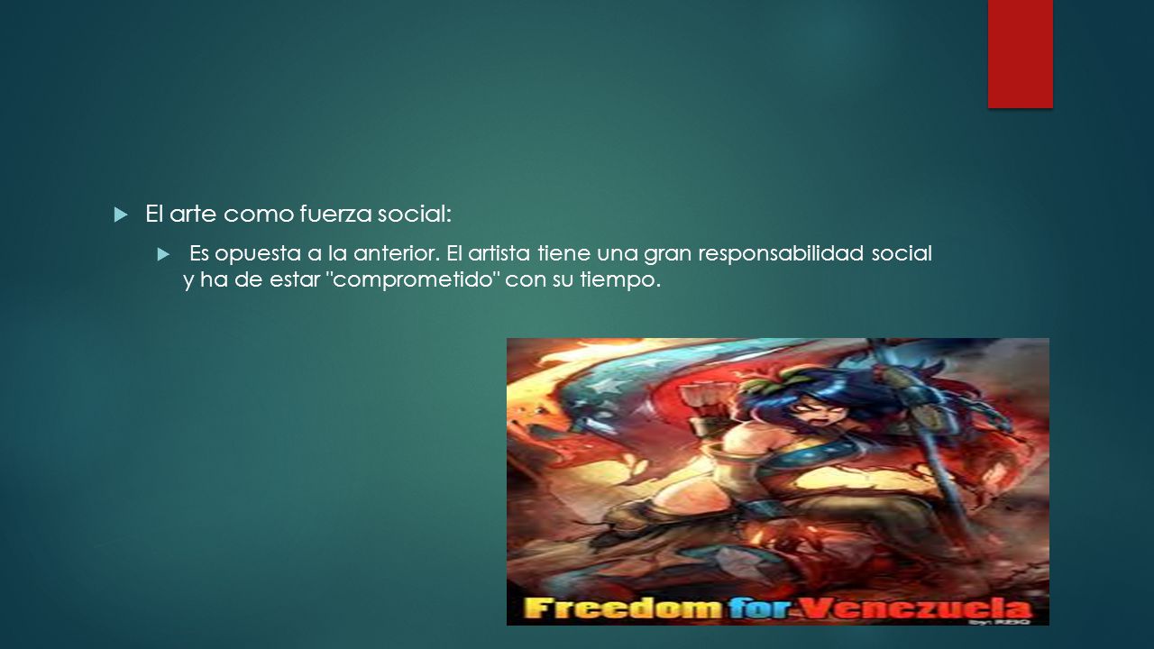 El arte como fuerza social: