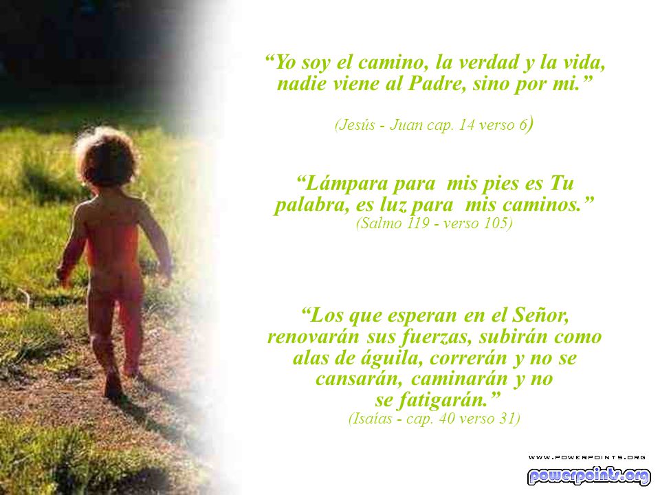 Lámpara para mis pies es Tu palabra, es luz para mis caminos.