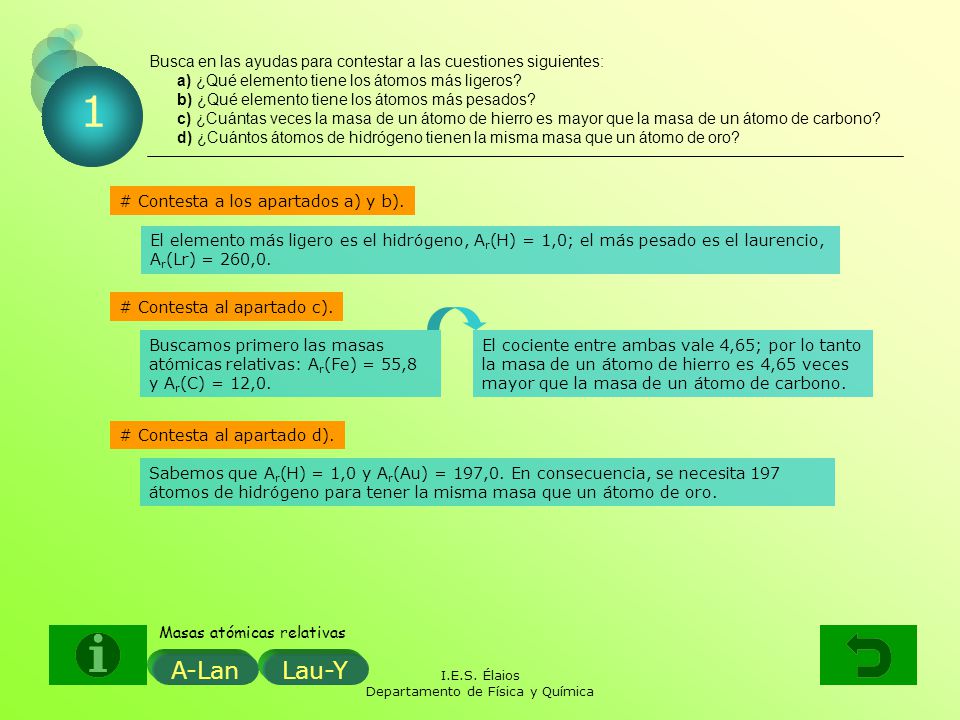 Departamento de Física y Química