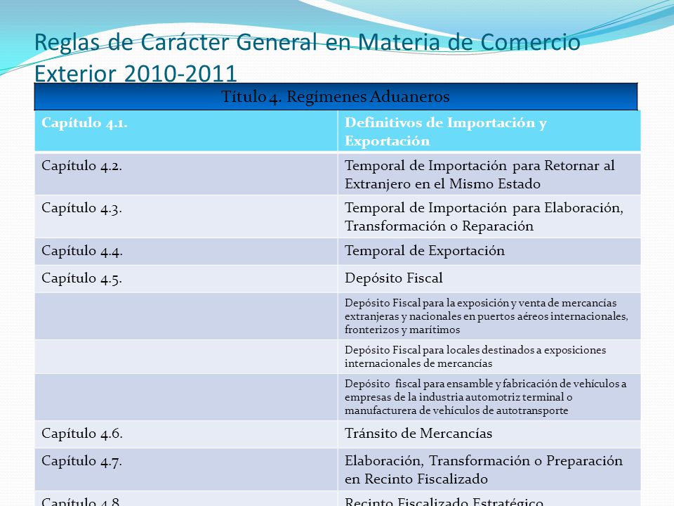 Reglas Generales En Materia De Comercio Exterior Compartir Materiales