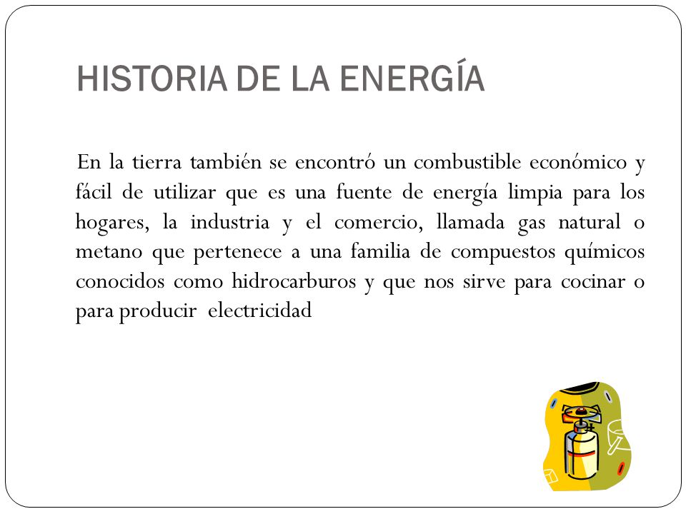 HISTORIA DE LA ENERGÍA
