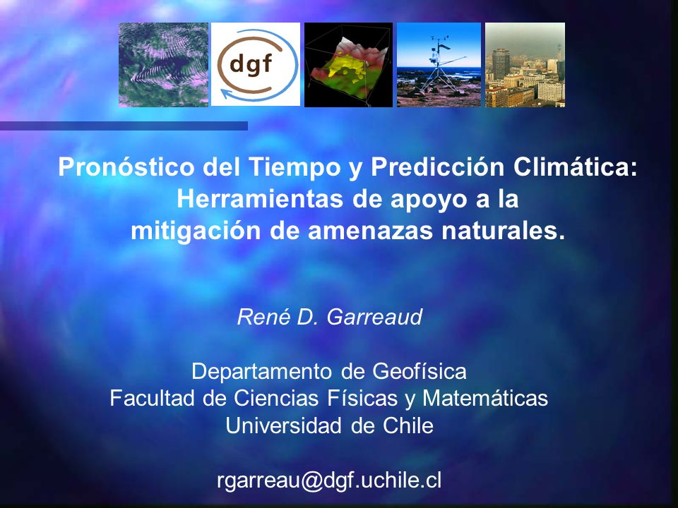 Pronóstico del Tiempo y Predicción Climática: