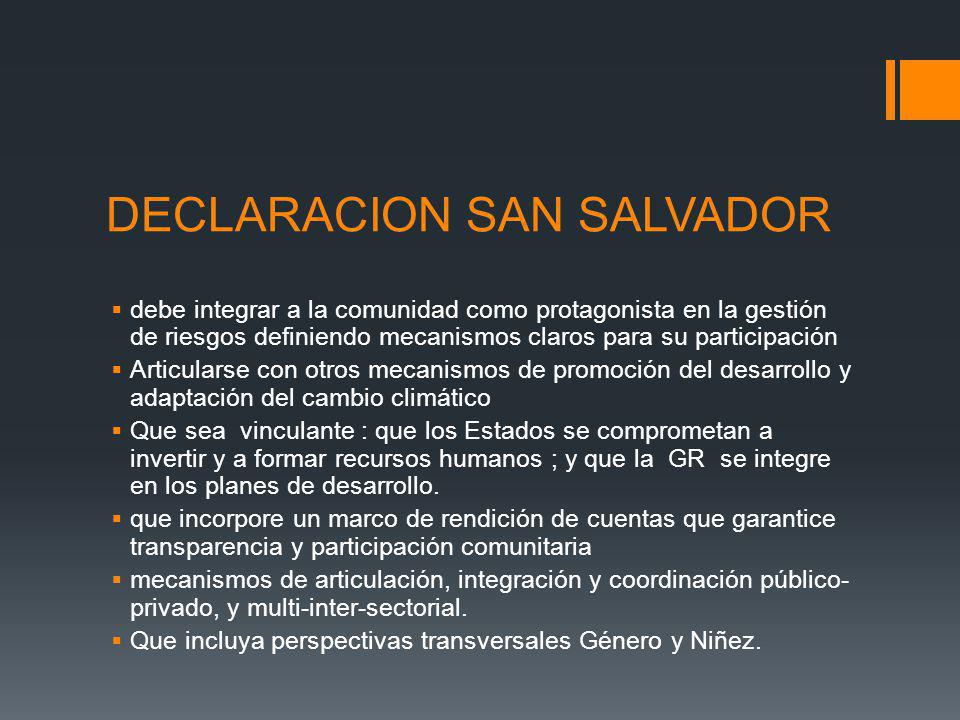 DECLARACION SAN SALVADOR