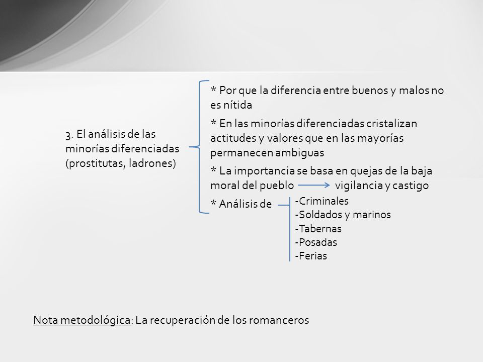 * Por que la diferencia entre buenos y malos no es nítida