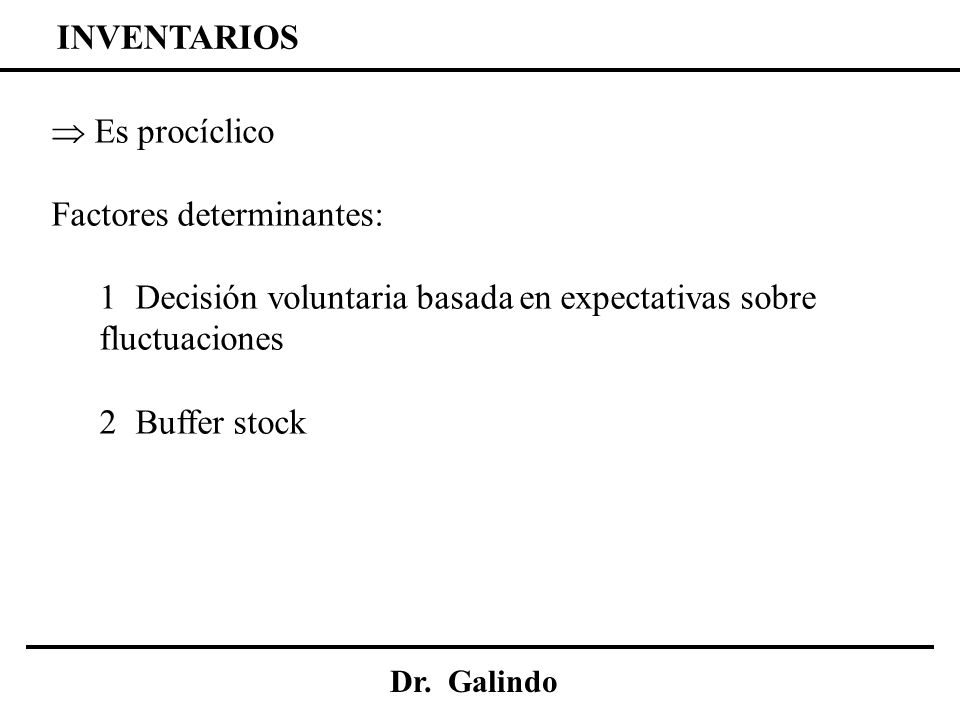Factores determinantes: