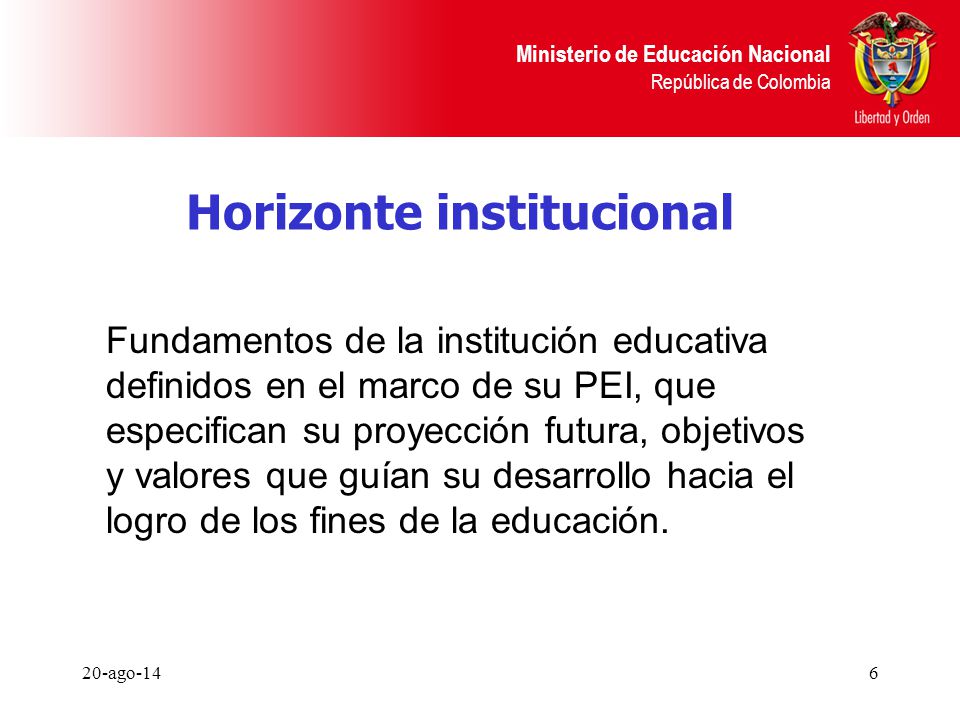 Horizonte institucional
