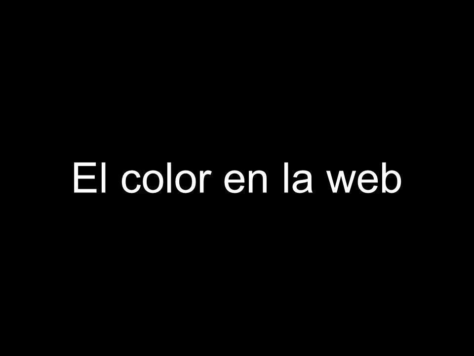 El color en la web