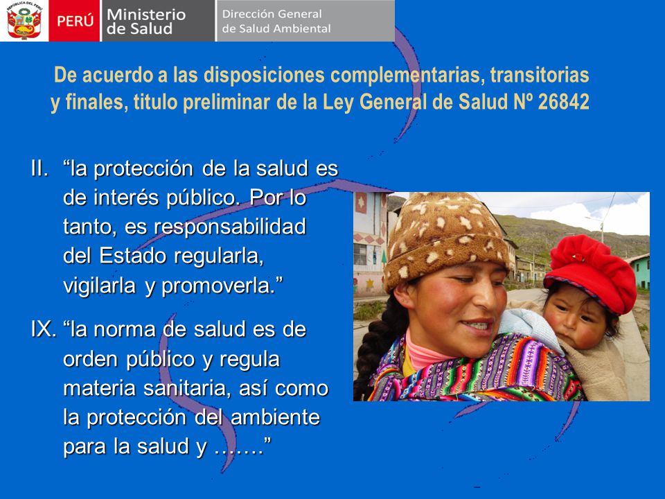 De acuerdo a las disposiciones complementarias, transitorias y finales, titulo preliminar de la Ley General de Salud Nº 26842