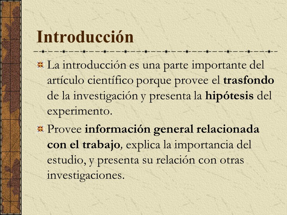 Introducción