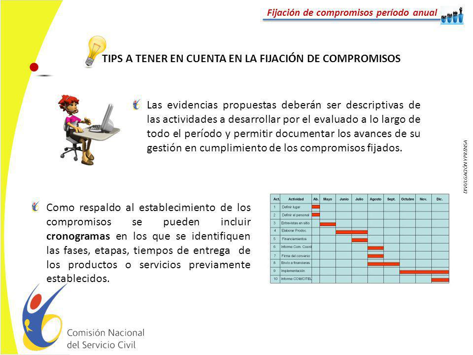 TIPS A TENER EN CUENTA EN LA FIJACIÓN DE COMPROMISOS