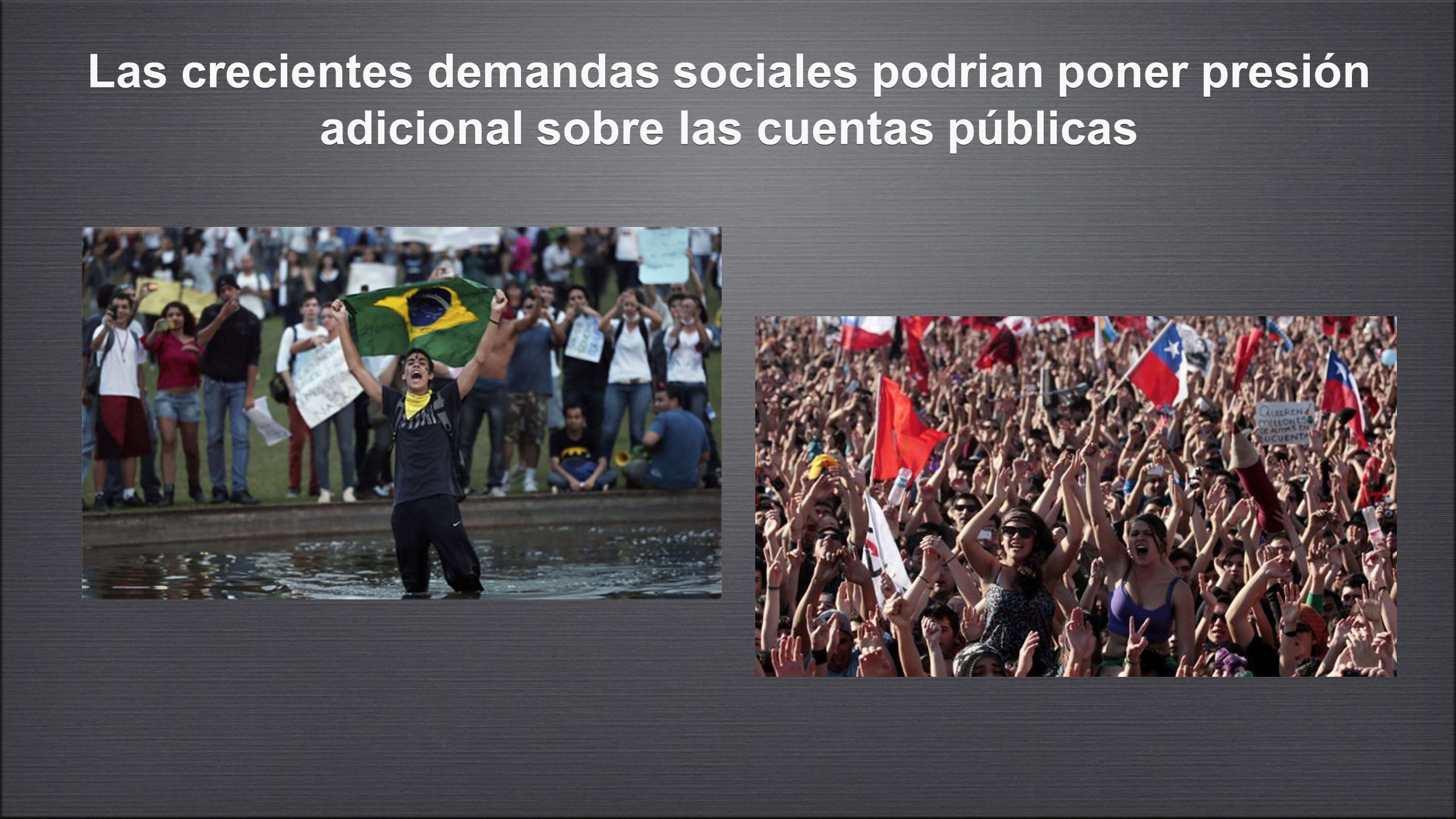 Riesgo 2: Una normalización más rápida de la política monetaria en USA podría afectar negativamente…