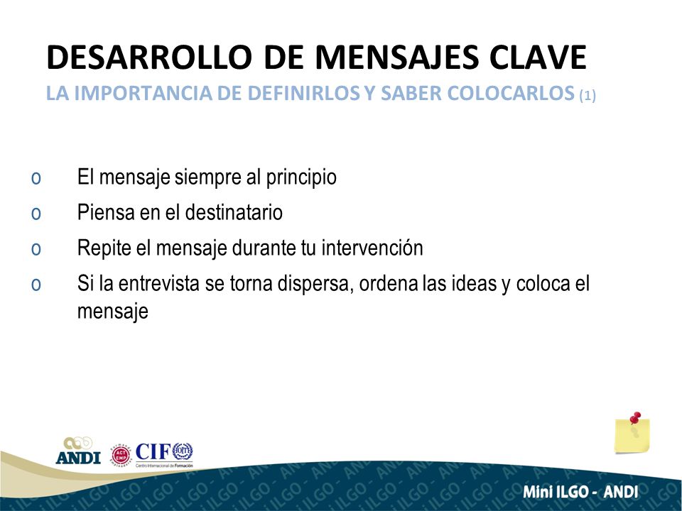 DESARROLLO DE MENSAJES CLAVE LA IMPORTANCIA DE DEFINIRLOS Y SABER COLOCARLOS (1)