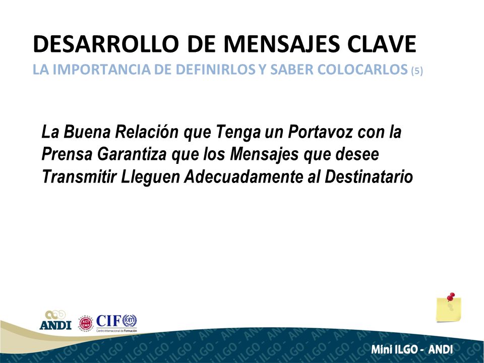 DESARROLLO DE MENSAJES CLAVE LA IMPORTANCIA DE DEFINIRLOS Y SABER COLOCARLOS (5)