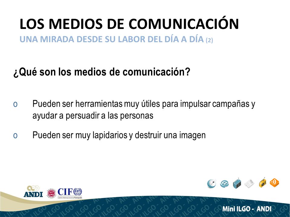 LOS MEDIOS DE COMUNICACIÓN UNA MIRADA DESDE SU LABOR DEL DÍA A DÍA (2)
