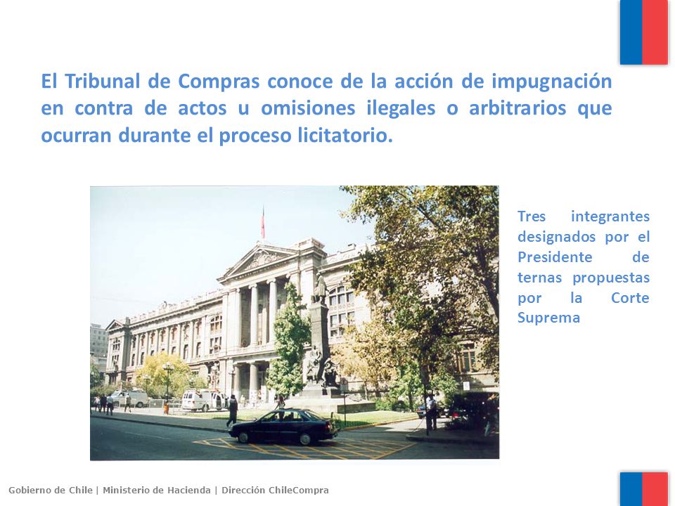 El Tribunal de Compras conoce de la acción de impugnación en contra de actos u omisiones ilegales o arbitrarios que ocurran durante el proceso licitatorio.