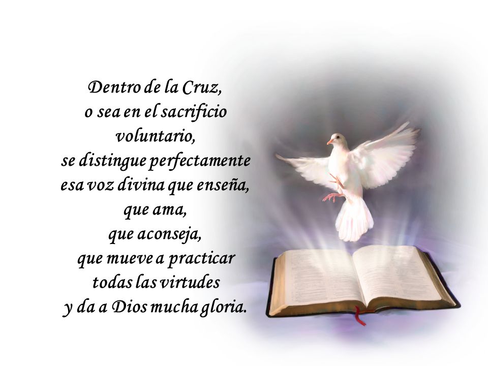 o sea en el sacrificio voluntario,