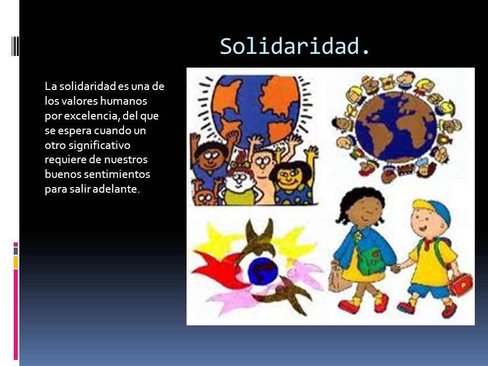 Solidaridad.