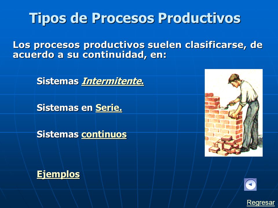 Tipos de Procesos Productivos