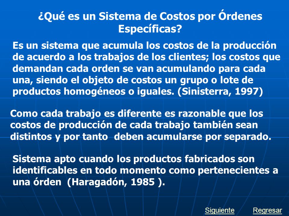 ¿Qué es un Sistema de Costos por Órdenes Específicas