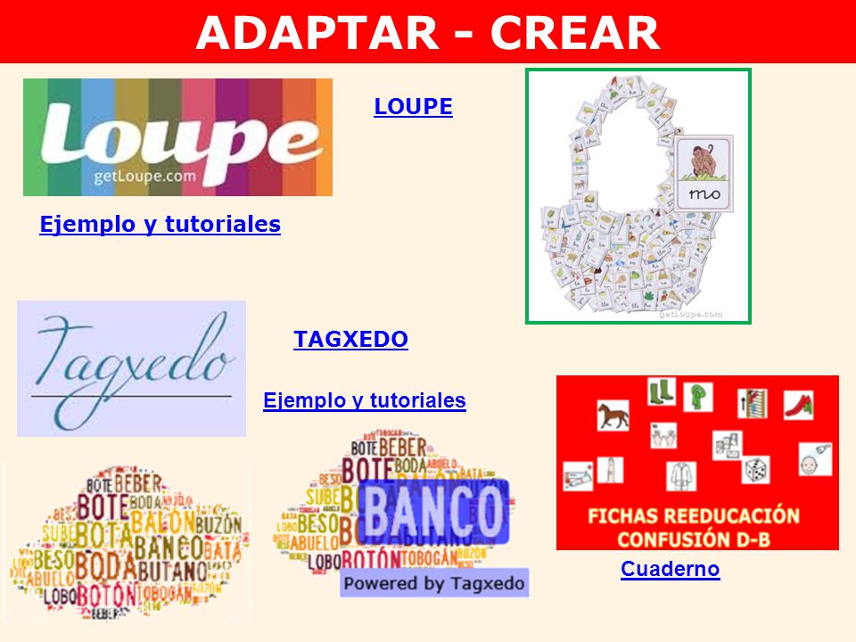 ADAPTAR - CREAR LOUPE Ejemplo y tutoriales TAGXEDO