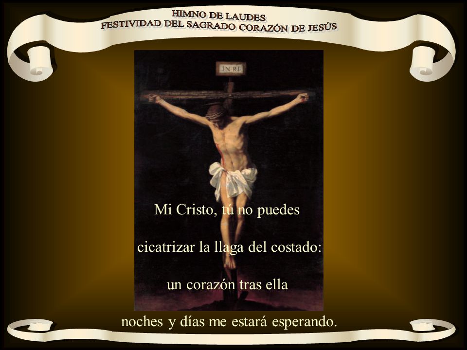 cicatrizar la llaga del costado: un corazón tras ella