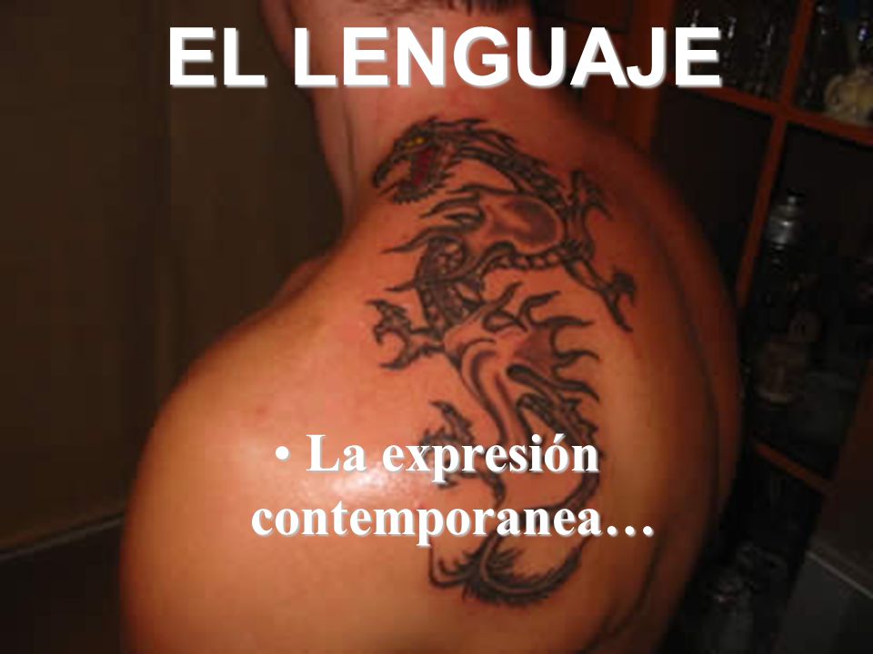 La expresión contemporanea…