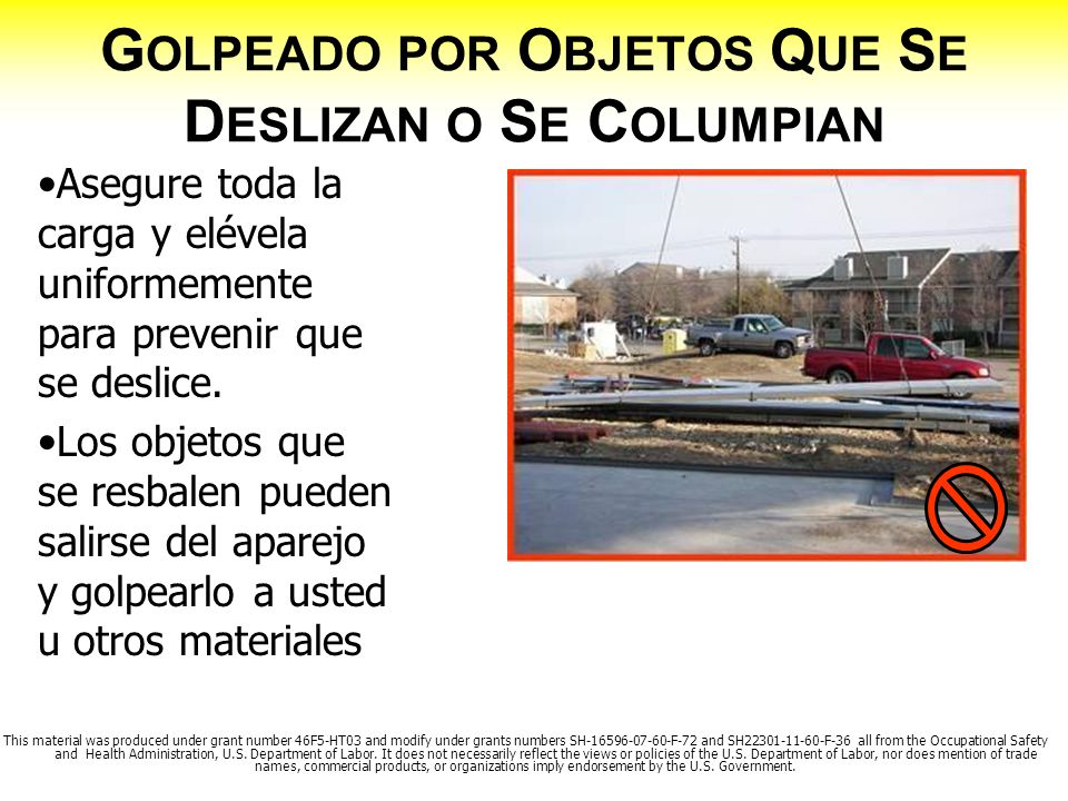 Golpeado por Objetos Que Se Deslizan o Se Columpian