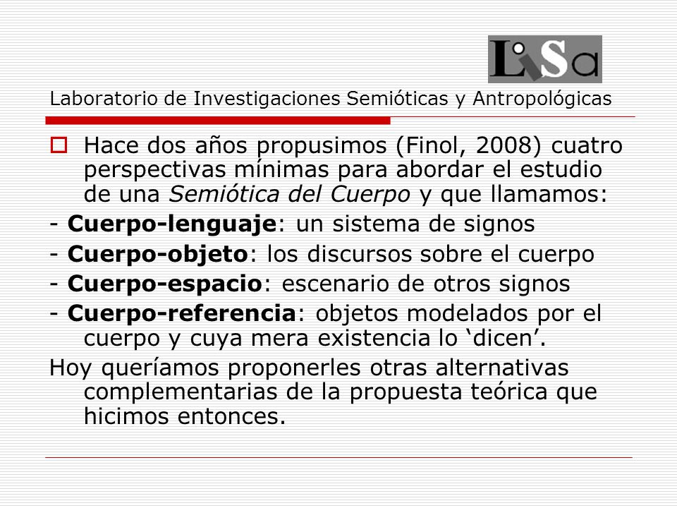 Laboratorio de Investigaciones Semióticas y Antropológicas