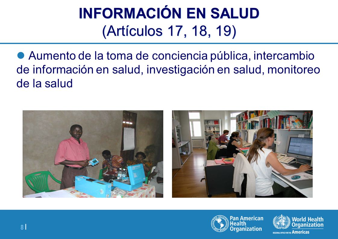 INFORMACIÓN EN SALUD (Artículos 17, 18, 19)