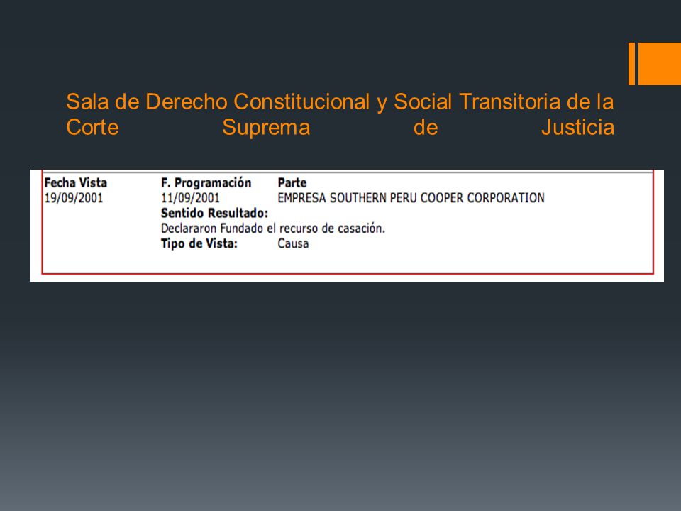 Sala de Derecho Constitucional y Social Transitoria de la Corte Suprema de Justicia