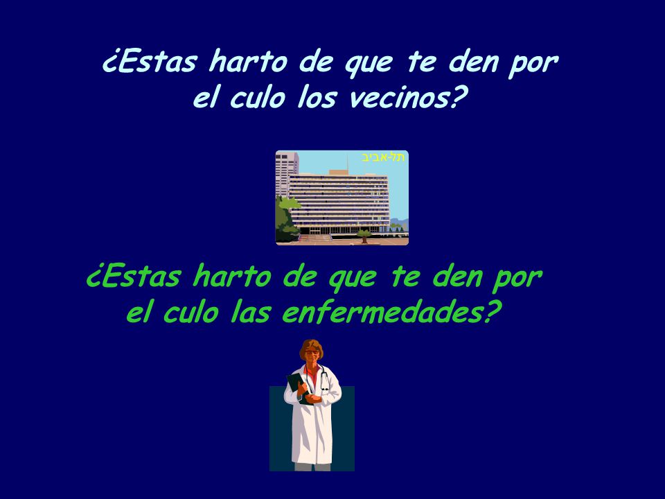 ¿Estas harto de que te den por el culo los vecinos