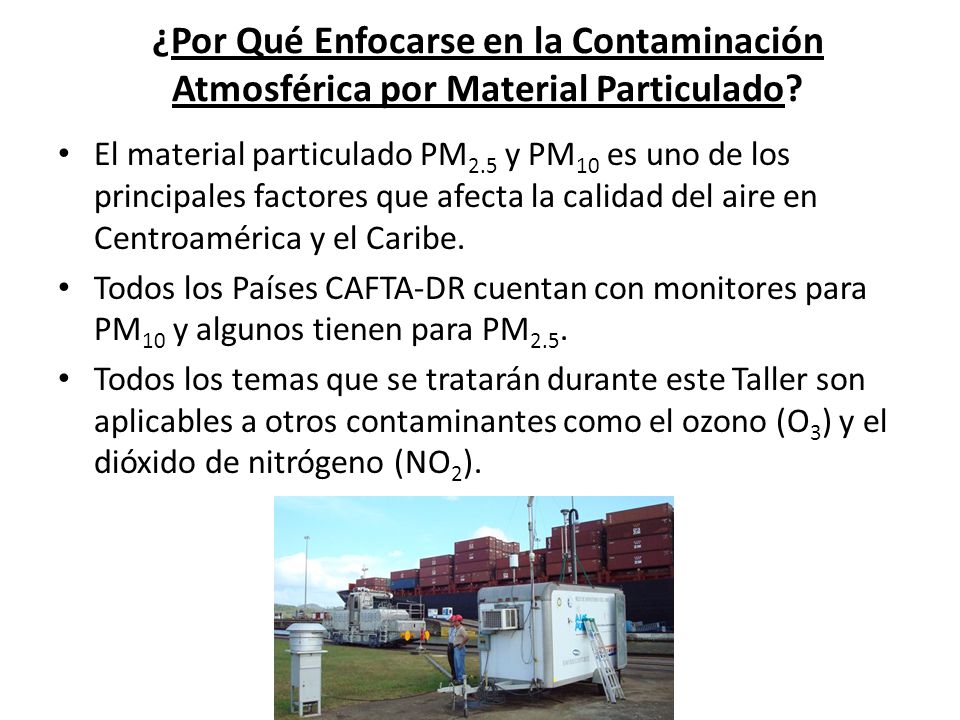 ¿Por Qué Enfocarse en la Contaminación Atmosférica por Material Particulado