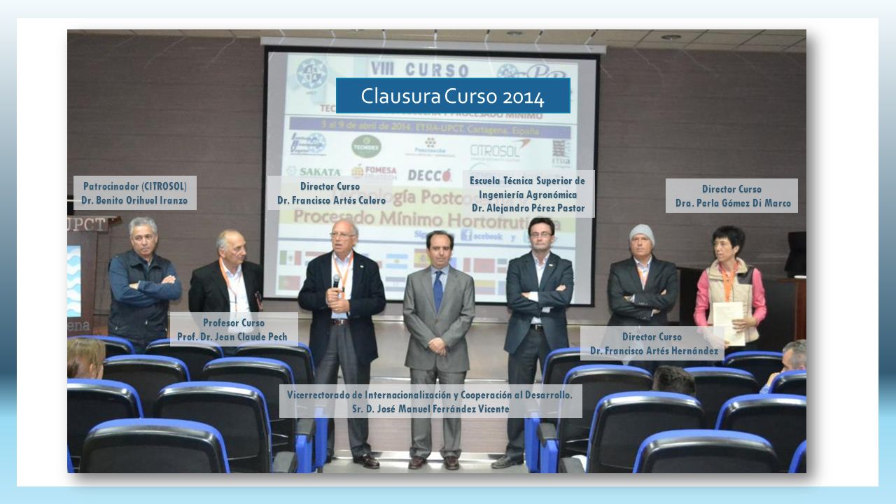 Clausura Curso 2014 Escuela Técnica Superior de Ingeniería Agronómica
