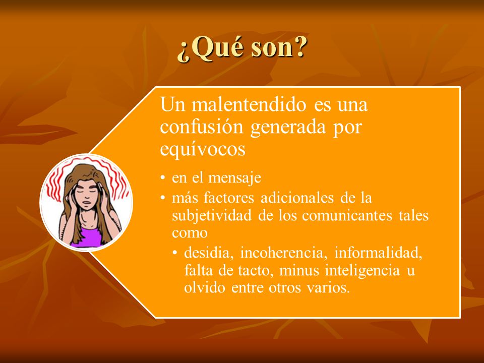 ¿Qué son Un malentendido es una confusión generada por equívocos