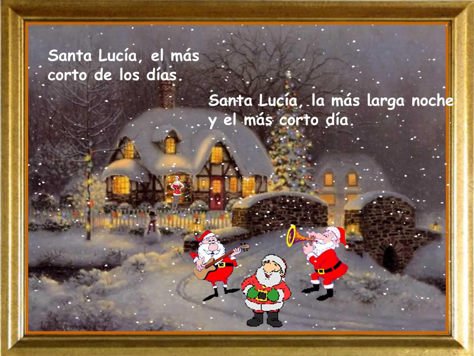Santa Lucía, el más corto de los días.