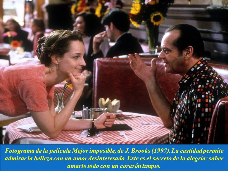 Fotograma de la película Mejor imposible, de J. Brooks (1997)