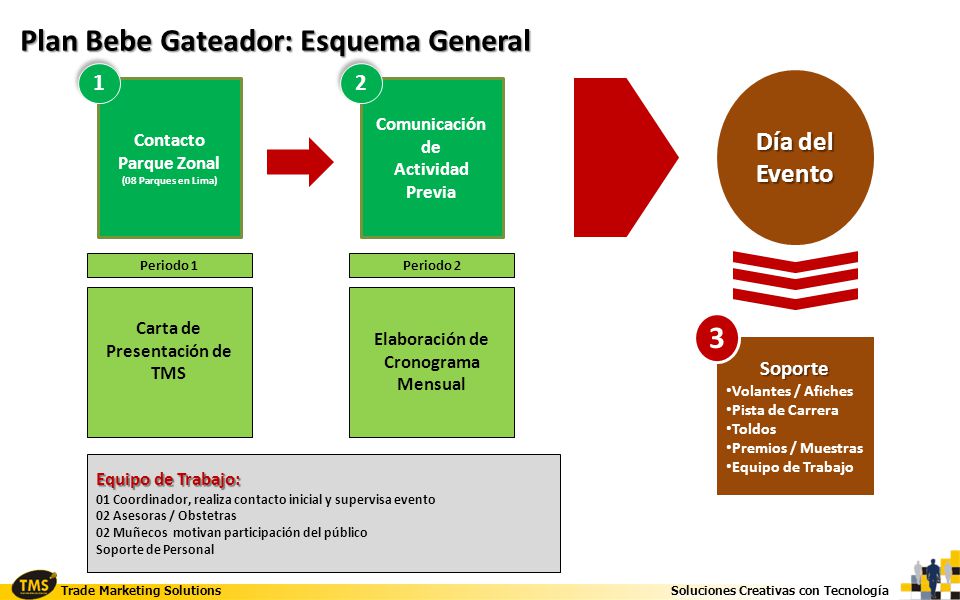 Carta de Presentación de TMS Elaboración de Cronograma Mensual