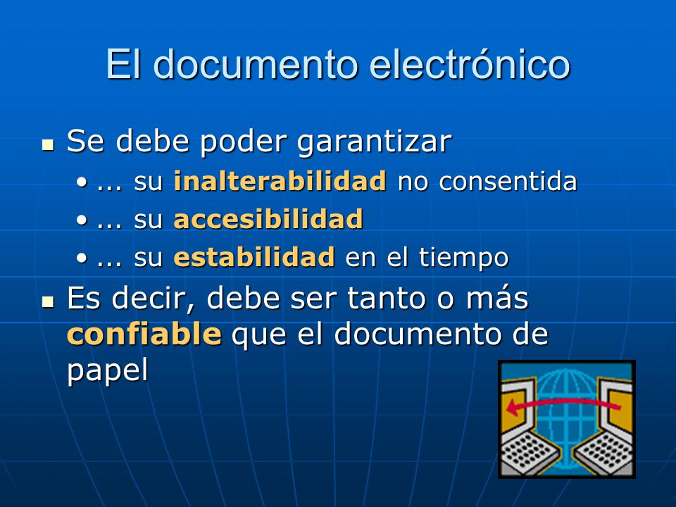 El documento electrónico