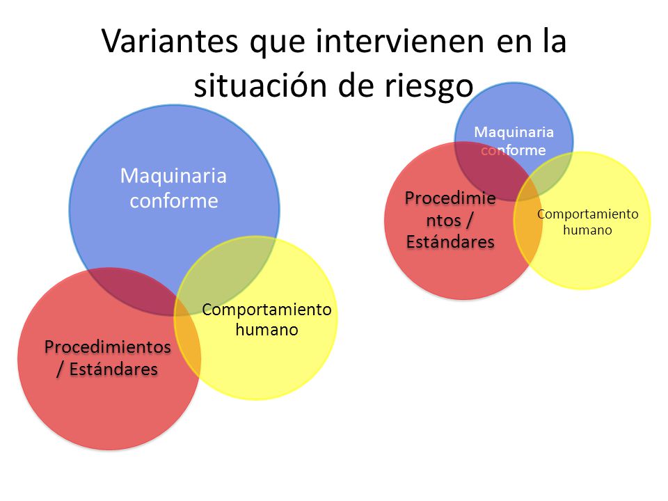 Variantes que intervienen en la situación de riesgo