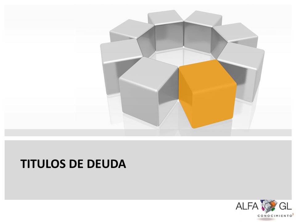 TITULOS DE DEUDA
