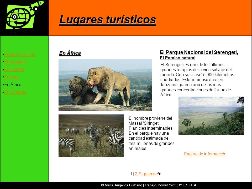 © María Angélica Burbano | Trabajo PowerPoint | 1º E.S.O. A
